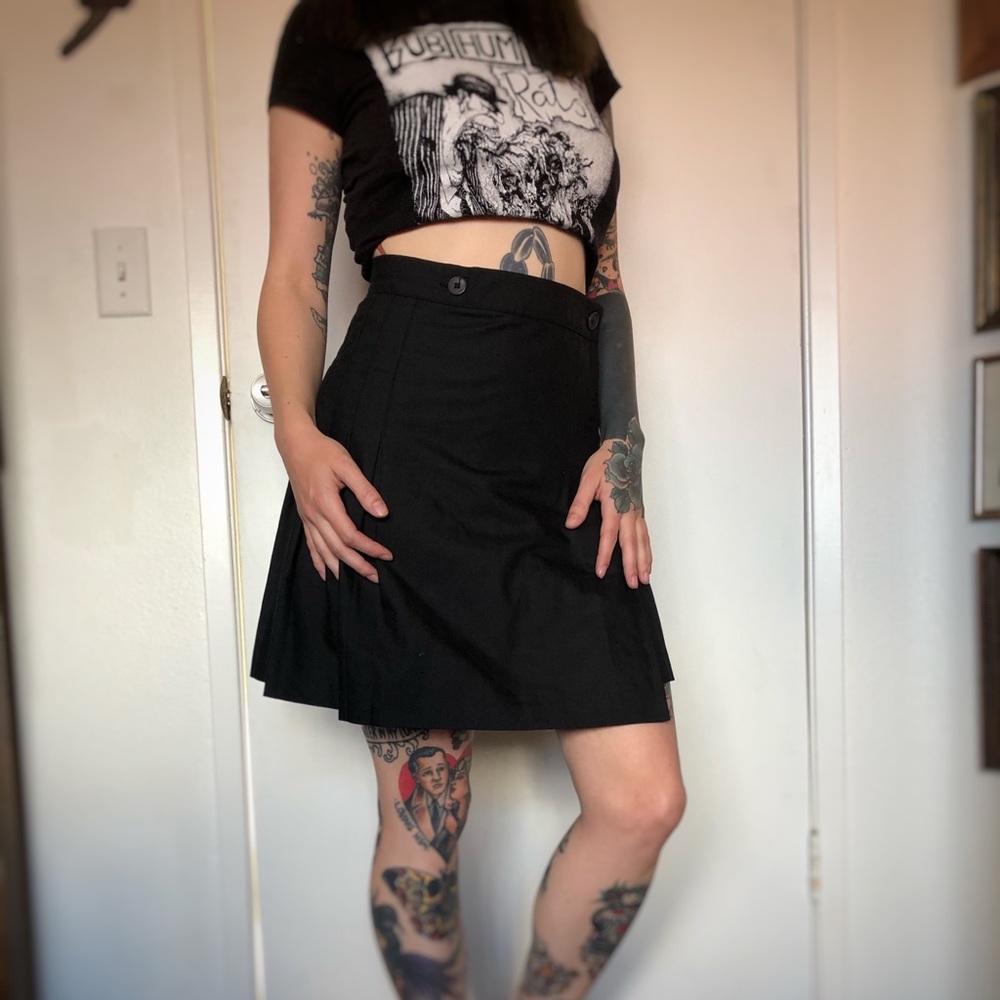 American Apparel Pleated Schoolgirl Skirt
